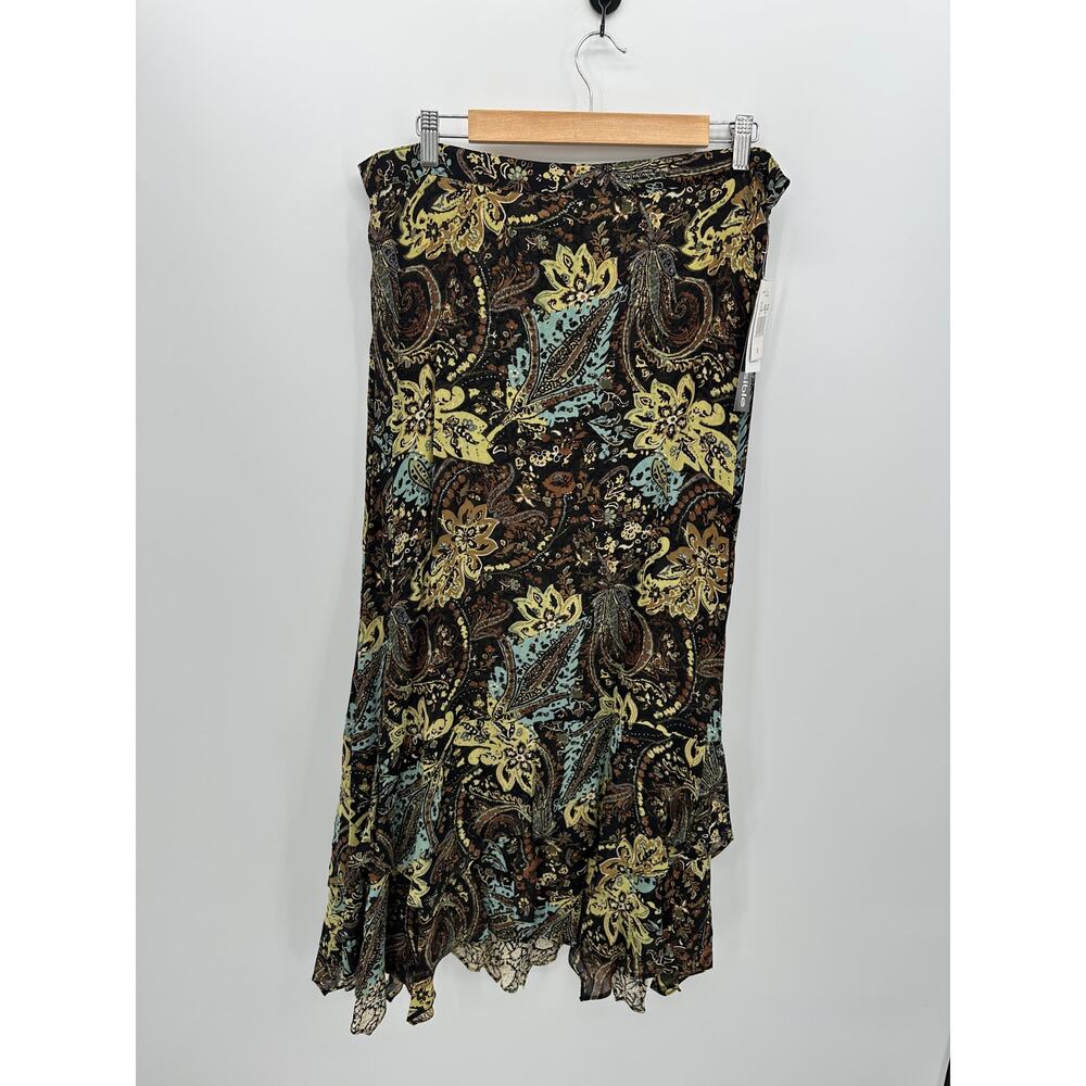 Unbranded Reversible Maxi Skirt‎ Size XL NWT Boho Grunge Whimsigoth Dark Fairy